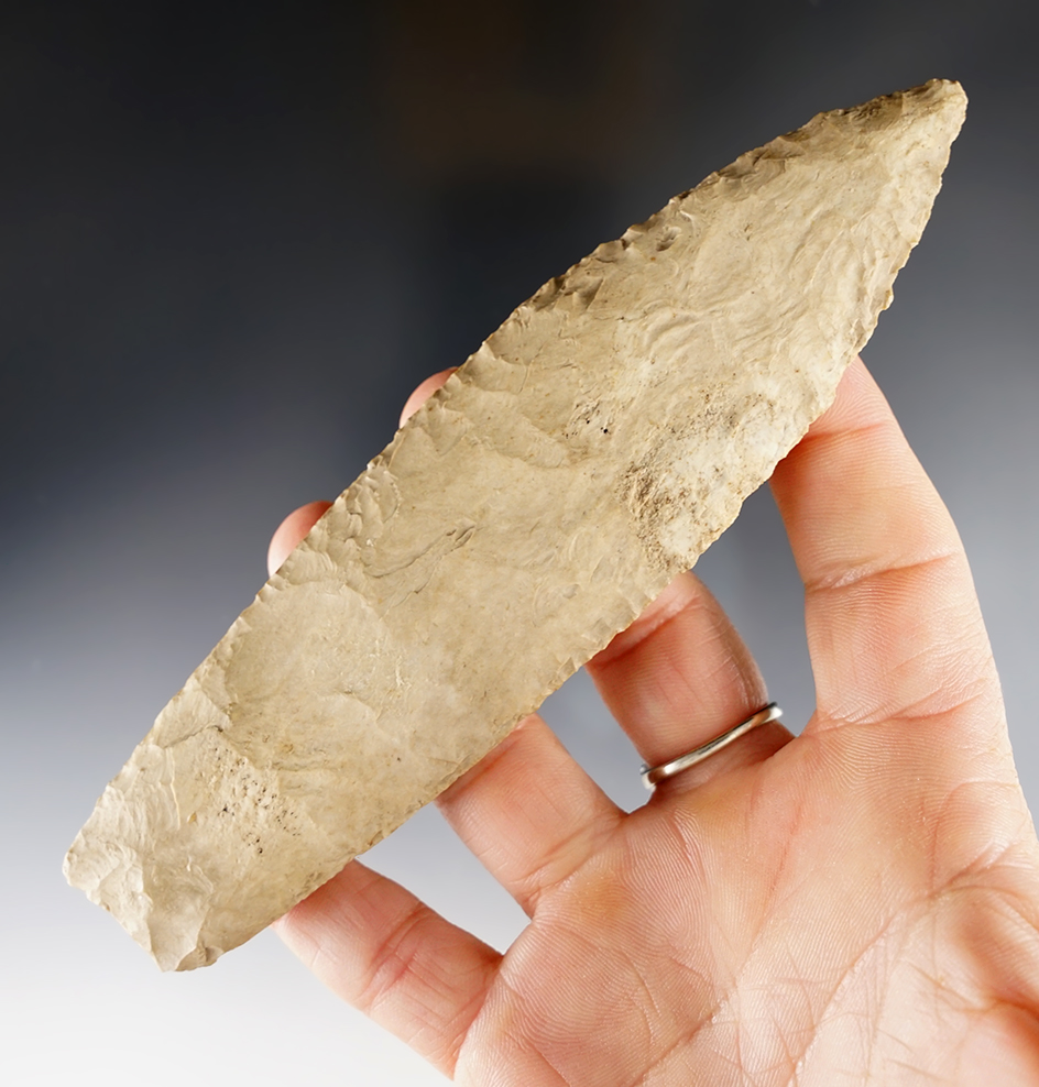 Impressive 5 13/16" Paleo Lanceolate found in the Midwestern U.S.