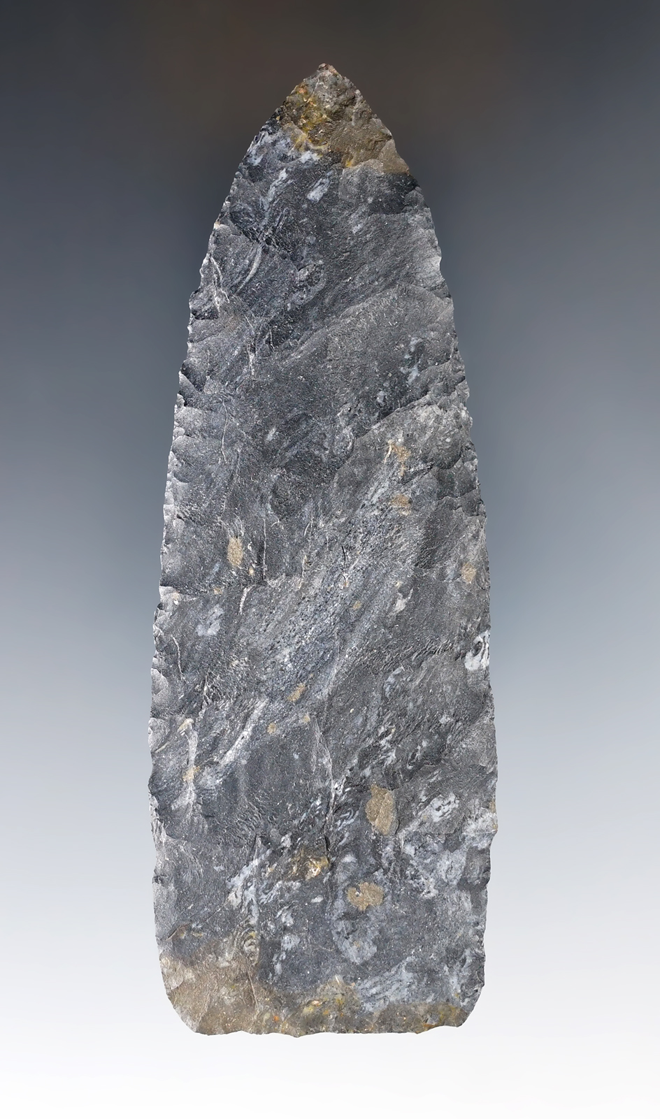 4 7/16"  Cache blade made from Coshocton Flint. 