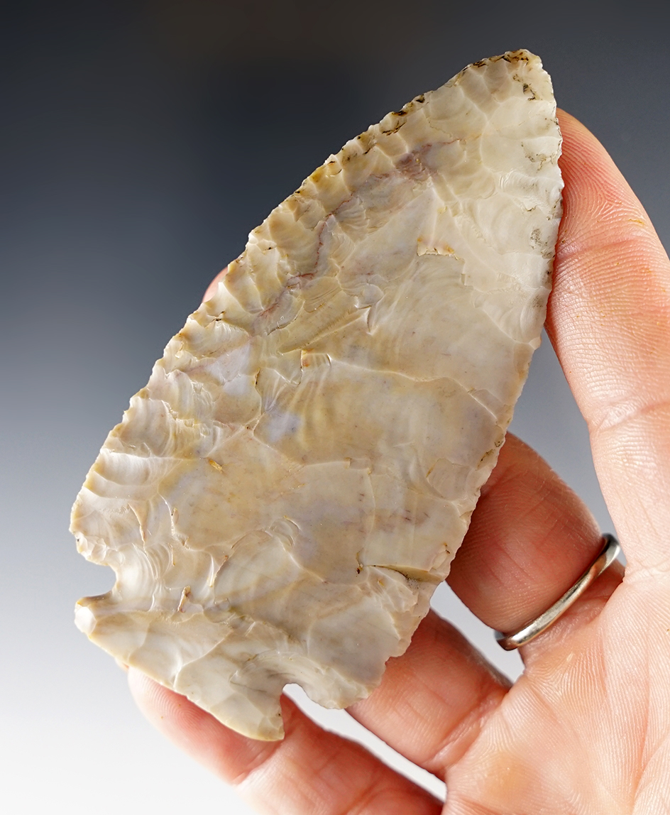 3 1/2" classic Decatur Fractured Base - Witmer family in Thorn Twp., Perry Co., Ohio. 