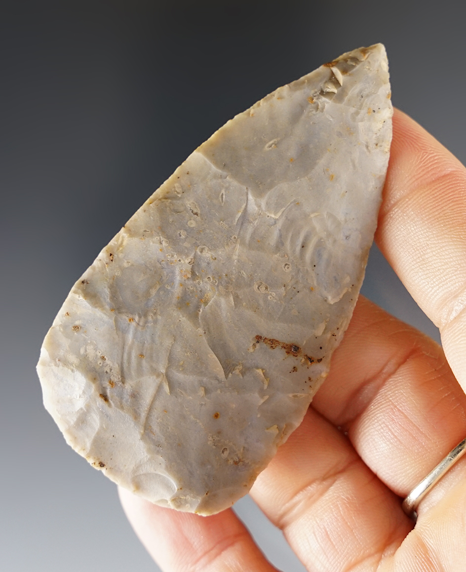 Nice 2 15/16" Ohio Cache Blade found in May of 2013 by Jim Hahn. 