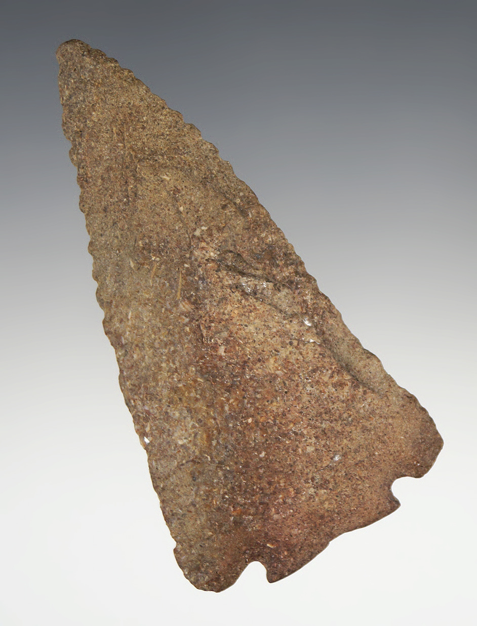 3 9/16" well flaked and nicely bubbled Decatur Fractured Base - Todd Co., Kentucky.