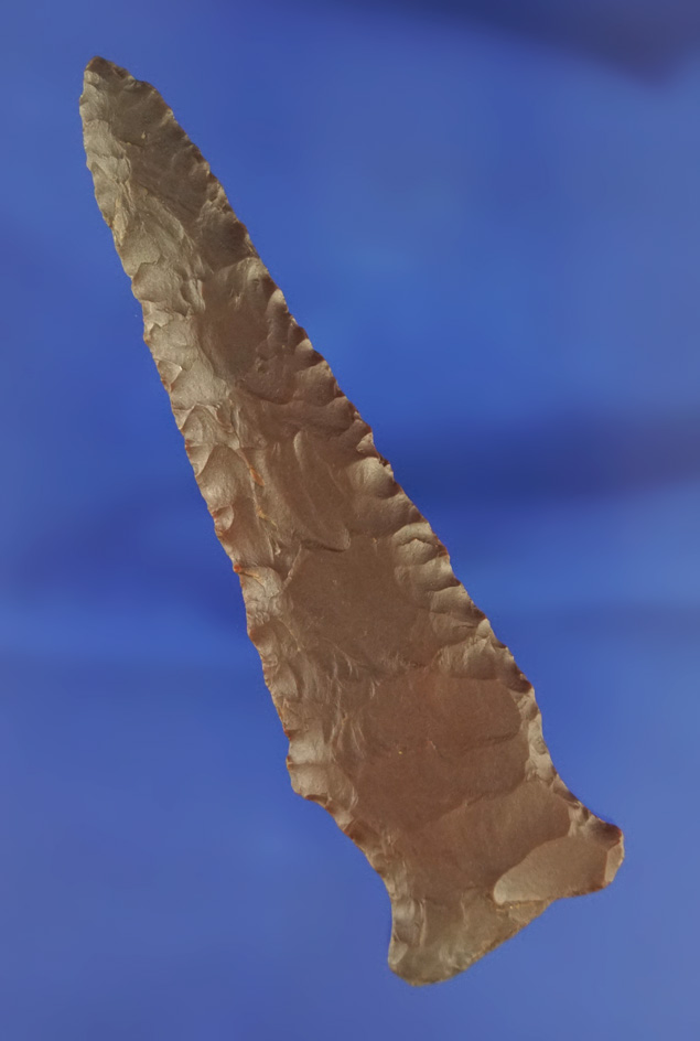 3 1/4" beautifully made Jasper Knife from the Charlie Shewey collection that was deaccessioned