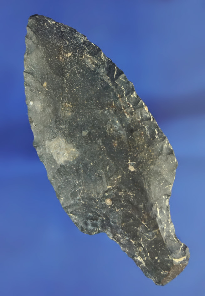 3 3/8" Coshocton Flint Stemmed Knife found in Berlin Heights, Ohio.