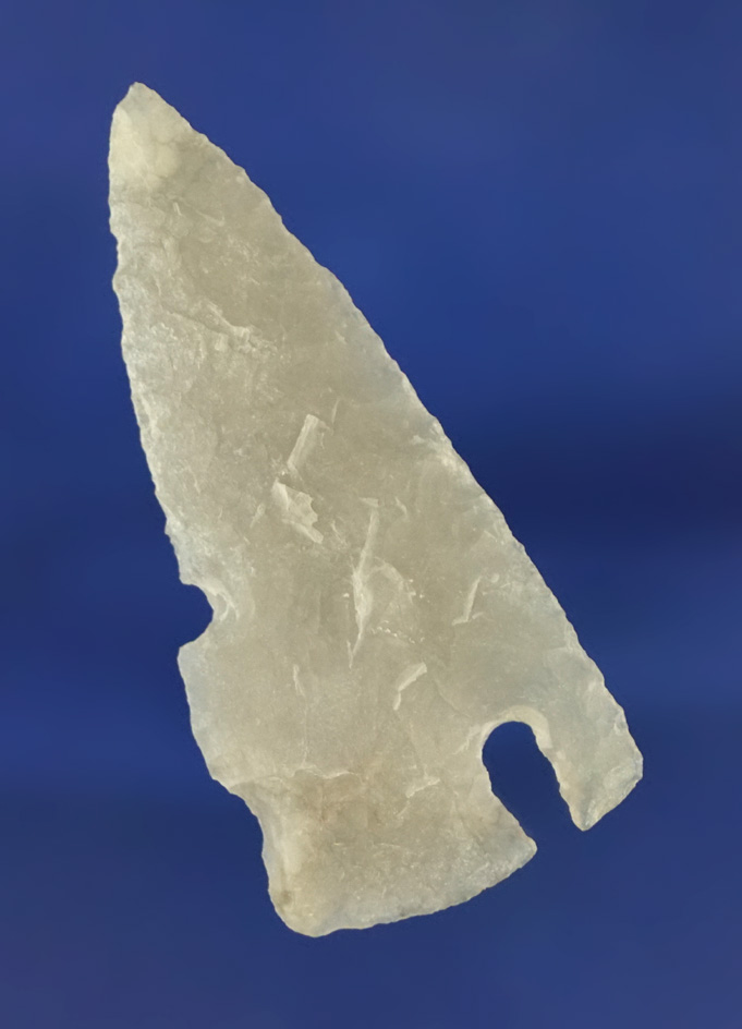 Excellent patina on this nicely made highly translucent agate 1 13/16" Charcos - Texas.