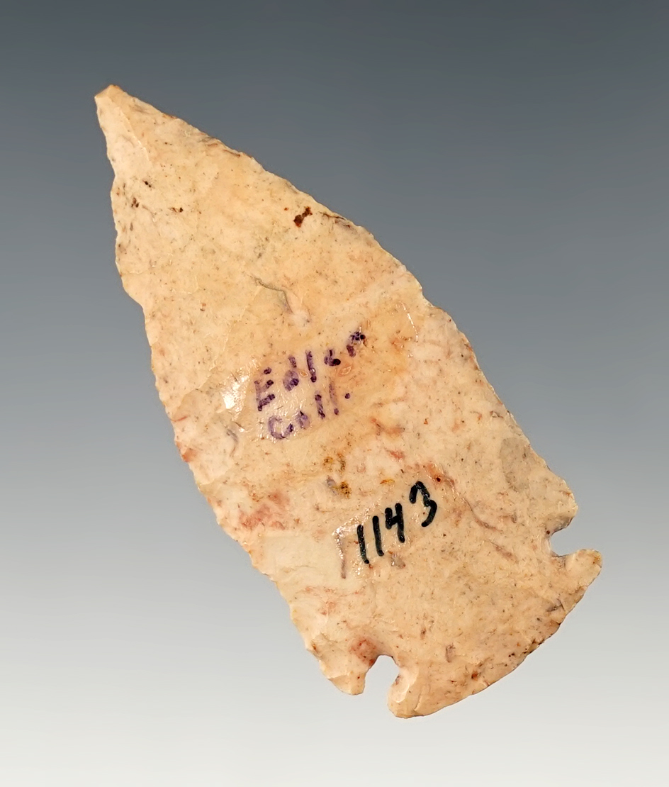 2 1/4" Micronotch found in the Midwestern U.S. Ex. Edler, Tolliver, Elkins collections.