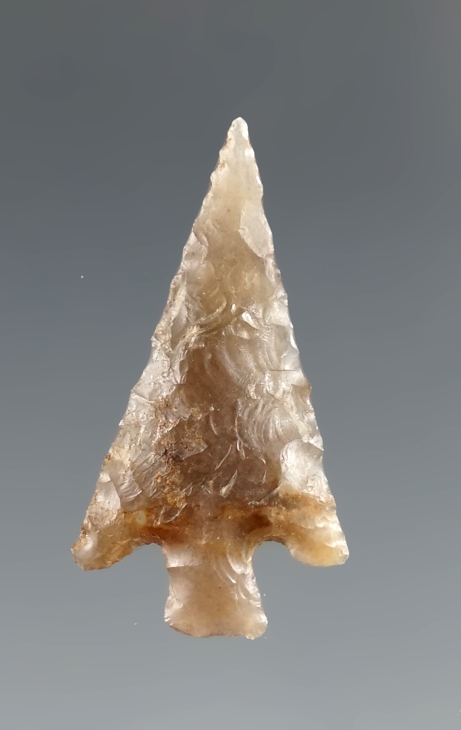 1 1/16" Semi-translucent Columbia Plateau made from Agate, found in Klickitat Co., Washington. COA.