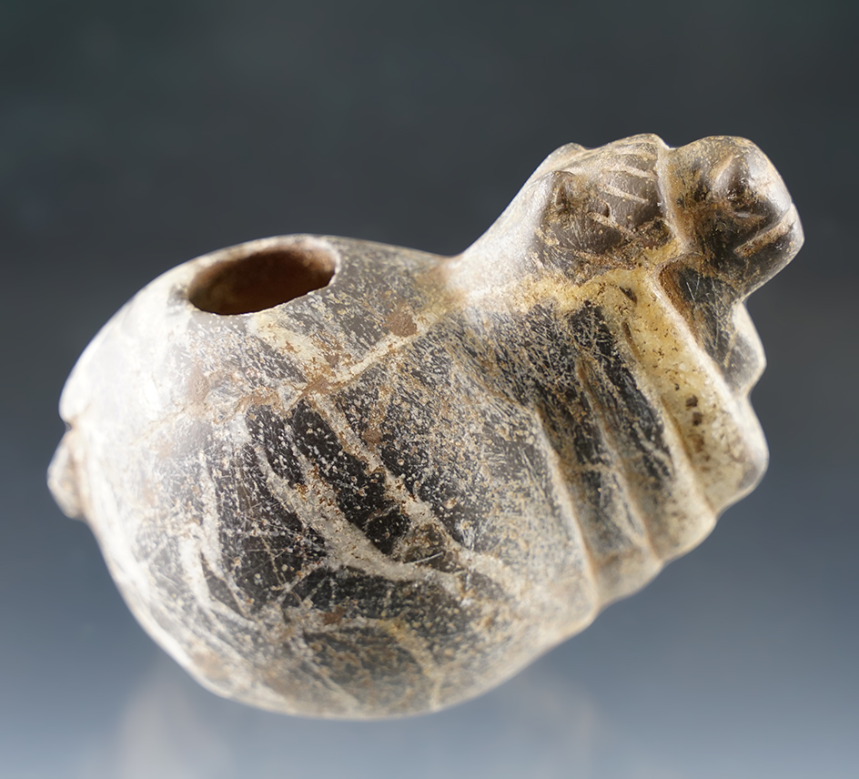 Beautifully made 2 1/2" tall Alpaca Canopa found in Peru.