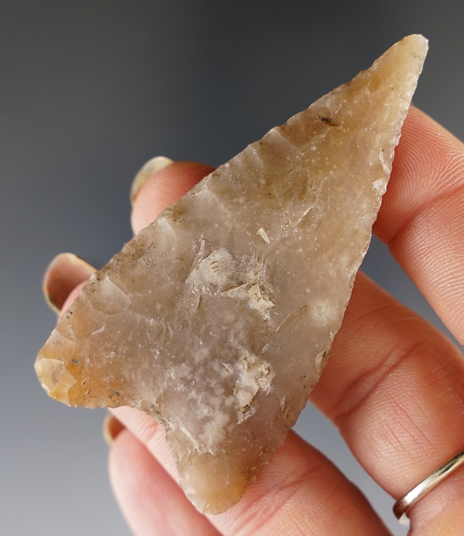 2 11/16" Well made Texas Kinney. Ex. Mark Van Horne Collection.