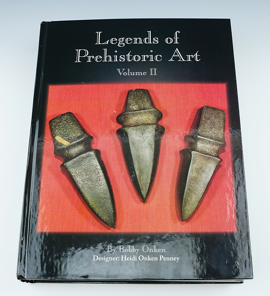 Hardcover book in excellent condition "Legends of Prehistoric Art", Volume 2, by Bobby Onken.