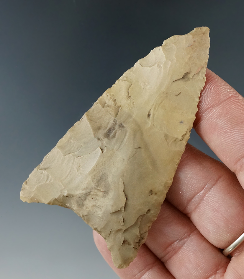 Ex. Museum! 3" triangular blade found in Texas.