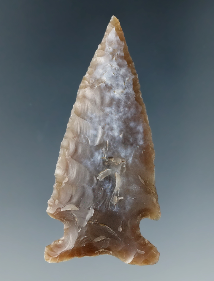 Very attractive notched arrowhead that is 2 1/8" long found in Texas.