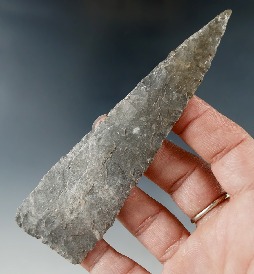 Ex. Museum! 4 9/16" Friday knife that is nicely patinated and well styled found in Texas.