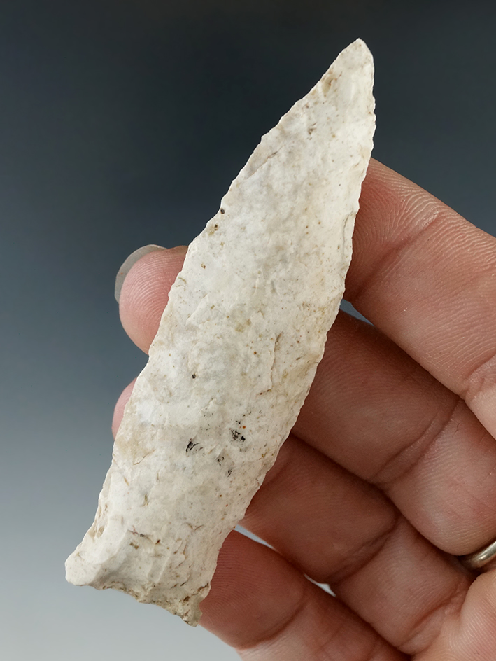 2 15/16" lanceolate point found in Illinois.