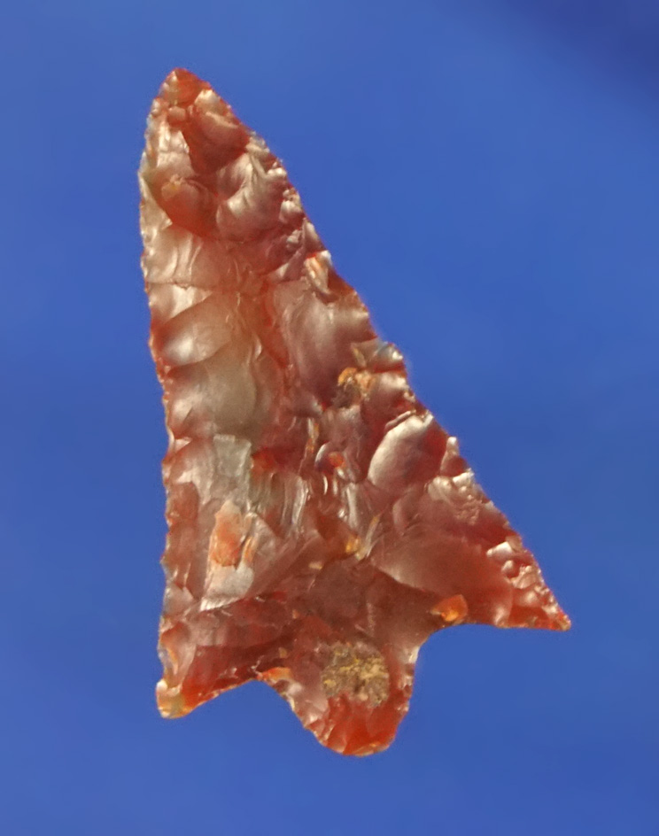 1 1/16" Rabbit Island made from red agate found near the Columbia River, Oregon.