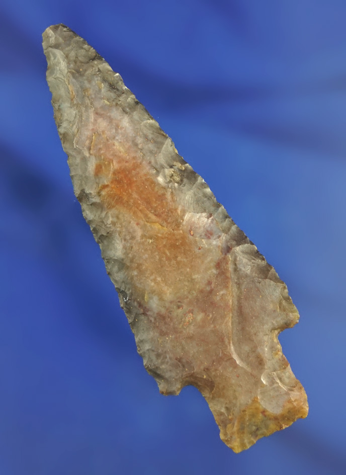 Heavily patinated 2 13/16" Stemmed Knife found near the Columbia River.