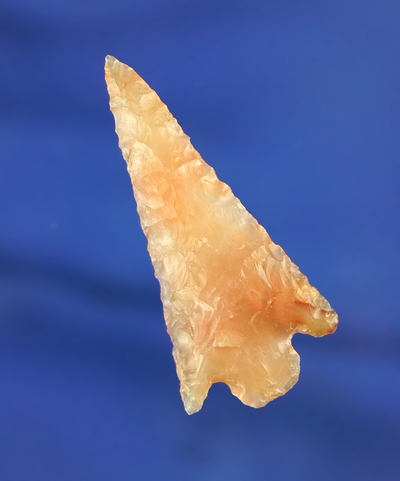 Truly exceptional material on this 1 7/16" rose-colored translucent agate Gemooint - Columbia River.