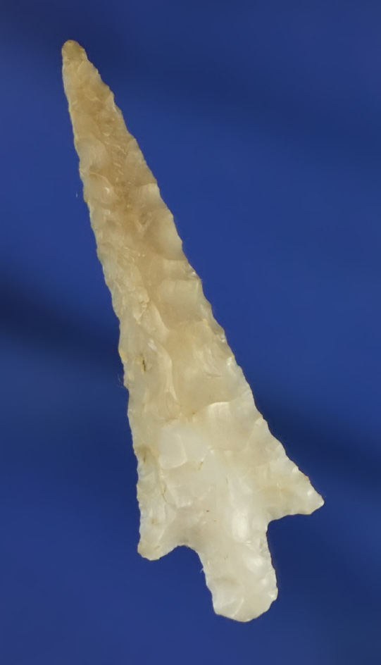 1 3/8" Rose Springs stemmed found near the Columbia River.