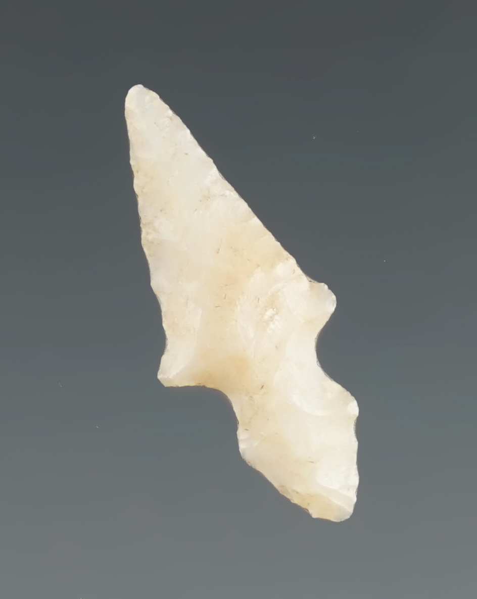 13/16" Klickitat Dagger made from Chalcedony, Columbia River, Washington. Ex. Jim Hogue.