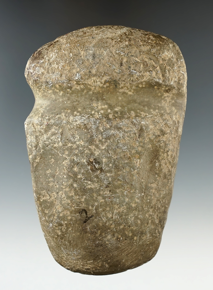 4 7/16" 3/4 Grooved Axe made from Slate.