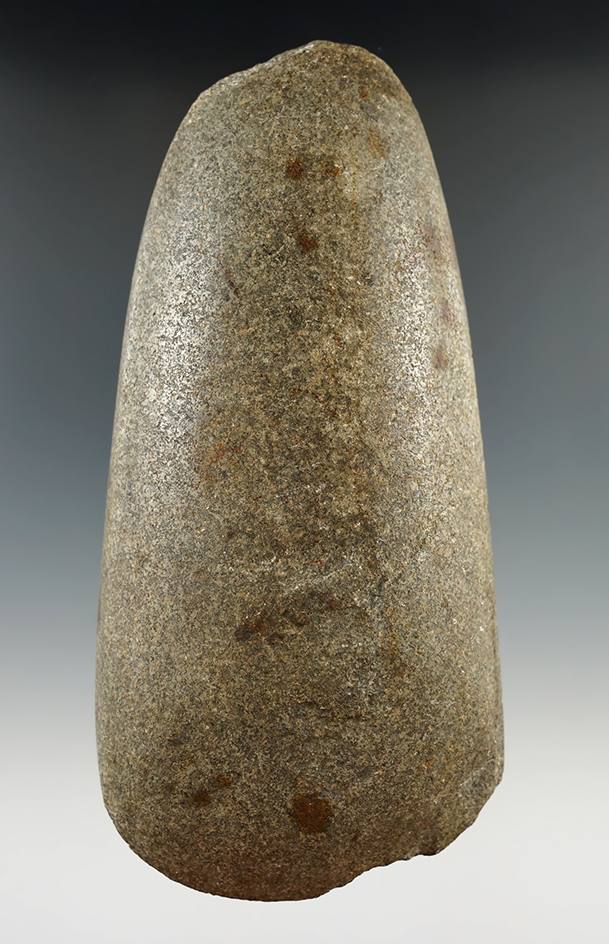 Large 6" well styled Adze with a couple chips to bit, found in Ohio.