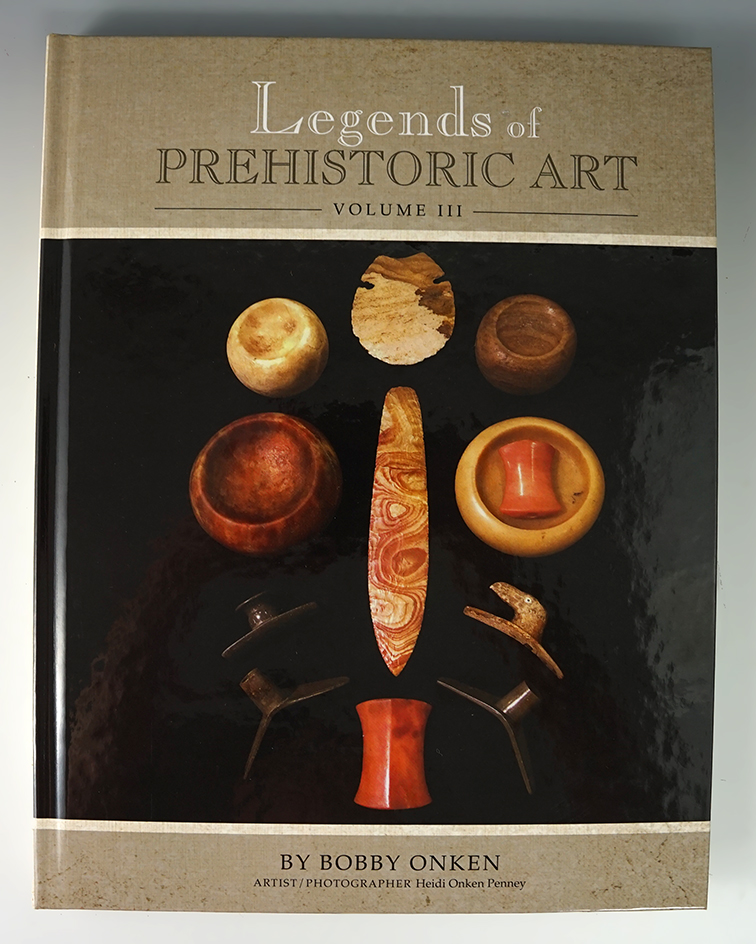 Hardback Book: Legends of Prehistoric Art Volume III by Bobby Onken.