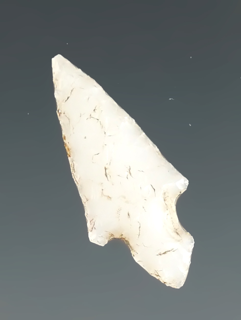 13/16" Klickitat Dagger made from Chalcedony, Columbia River, Washington. Pictured. Ex. Hogue.