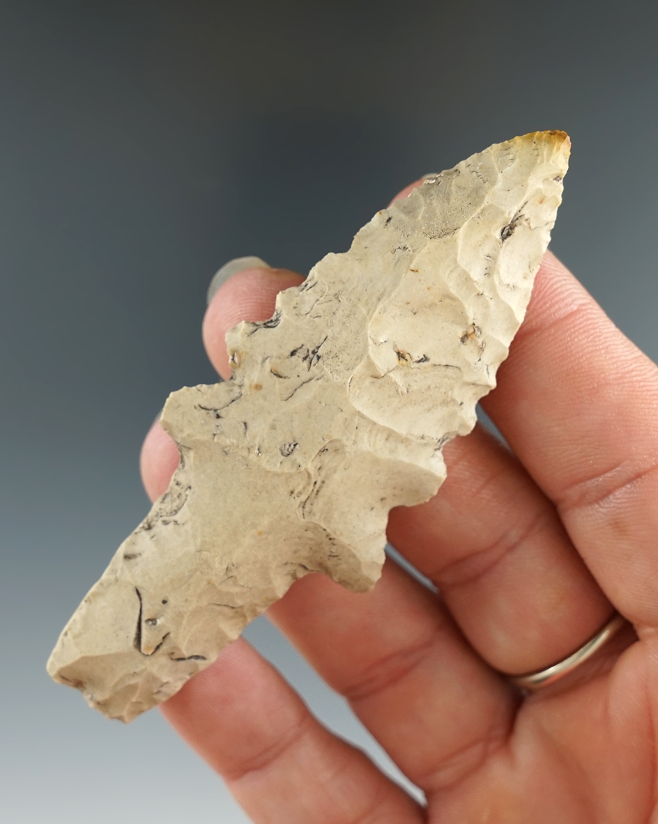 3 3/16" Wells found in Williamson Co., Texas. Comes with a Rogers COA.