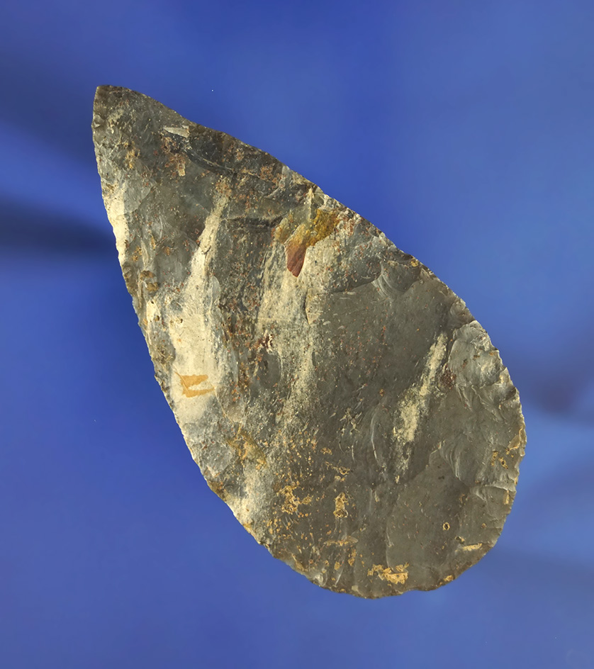 3 3/8" Cache Blade found near the Beckley mound, Miami Township. Ex. Collins, Mumaw