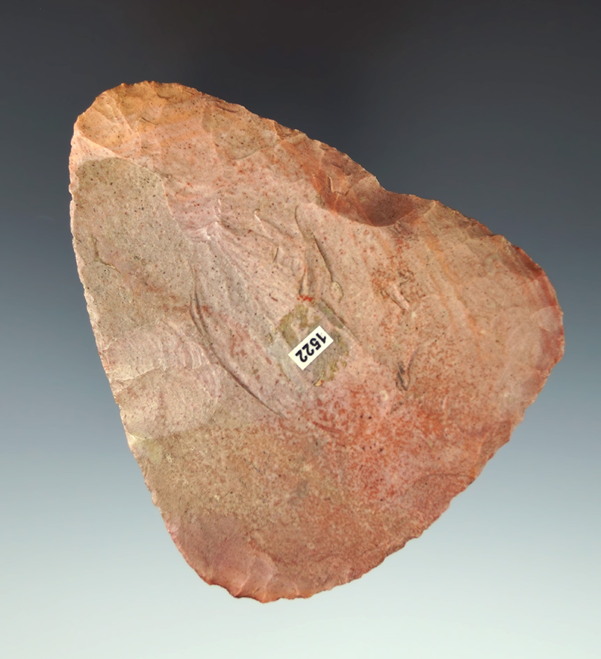 3 9/16" Flint Ridge Flint Blade that is beautifully colored found in Licking County Ohio.