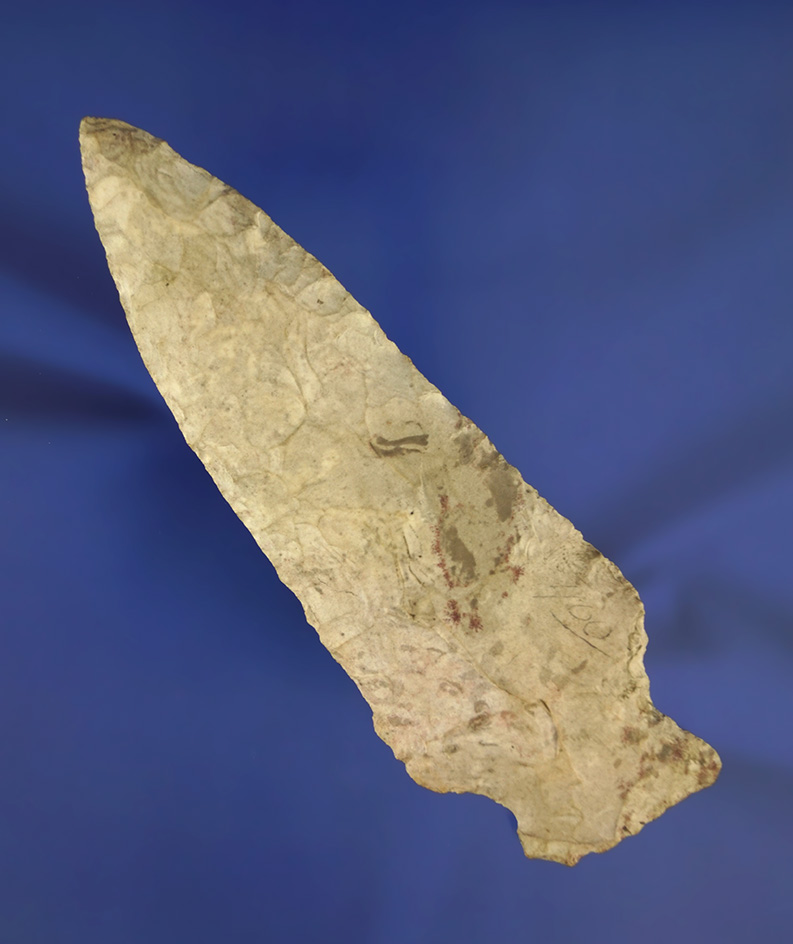 Large 5 3/16" Flint Knife found in Knox Co.,  Ohio