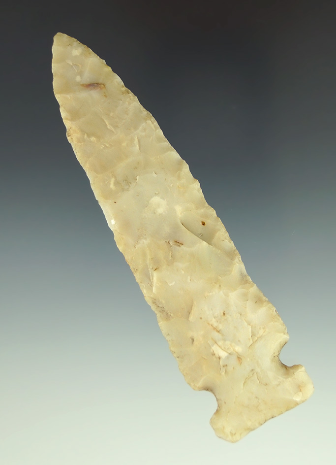 4 3/16" Sidenotch Knife made from Flint Ridge Flint found in Knox Co.,  Ohio.
