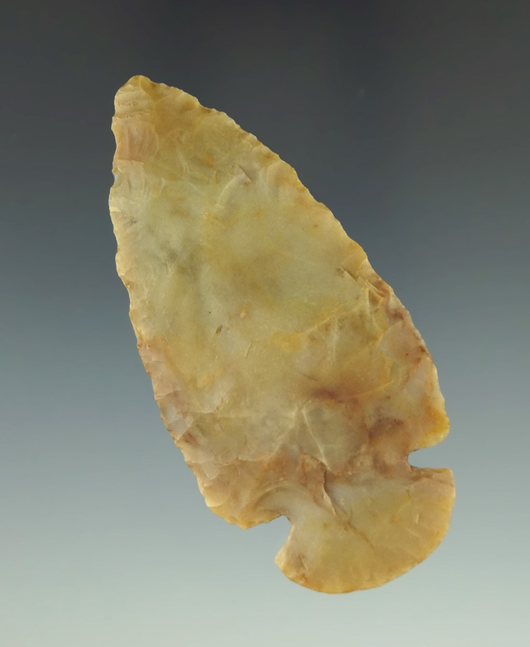 2 11/16" Dovetail made from beautiful multicolored Flint Ridge Flint found in Miami Co.,  Ohio.