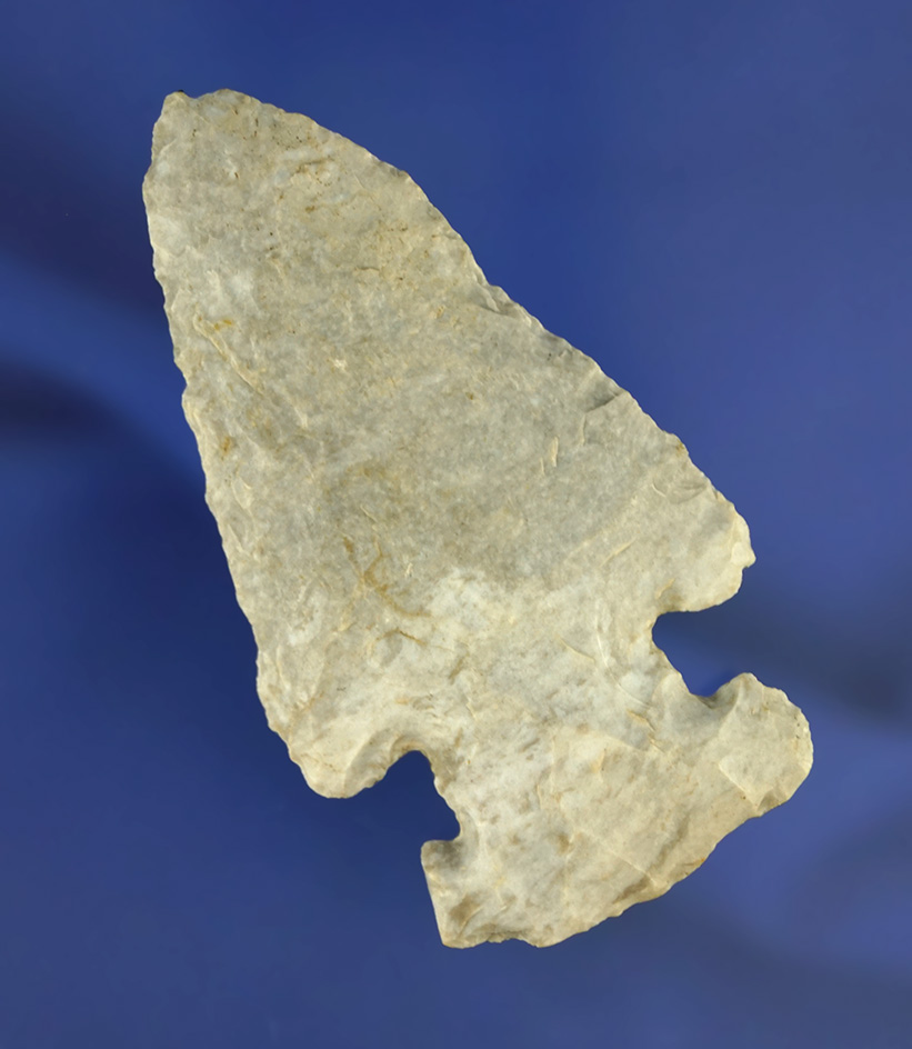 2 15/16" Archaic Thebes "E" Notch found in Logan Co.,  Ohio.