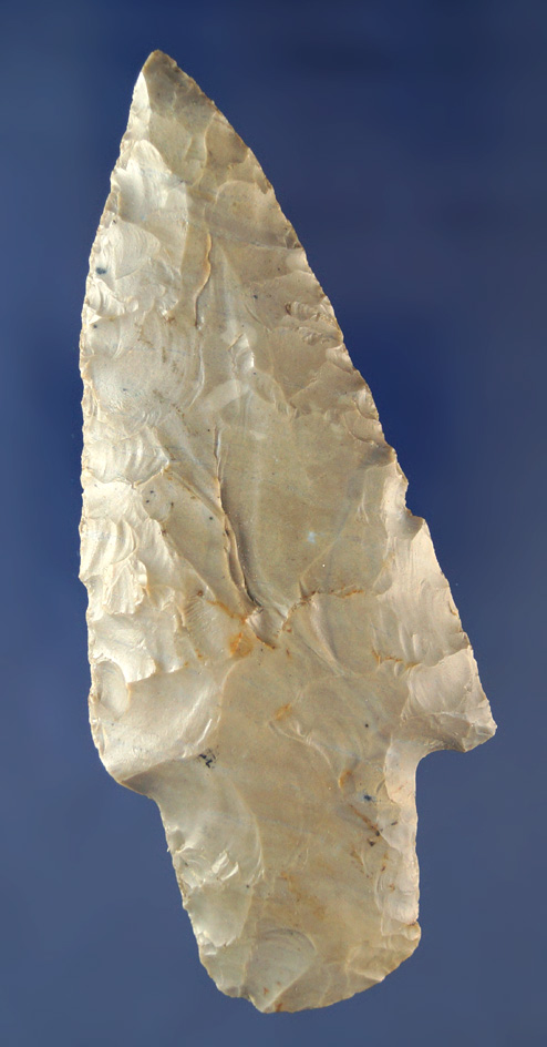 Large 4 1/16" Hornstone Adena found in Western Ohio.