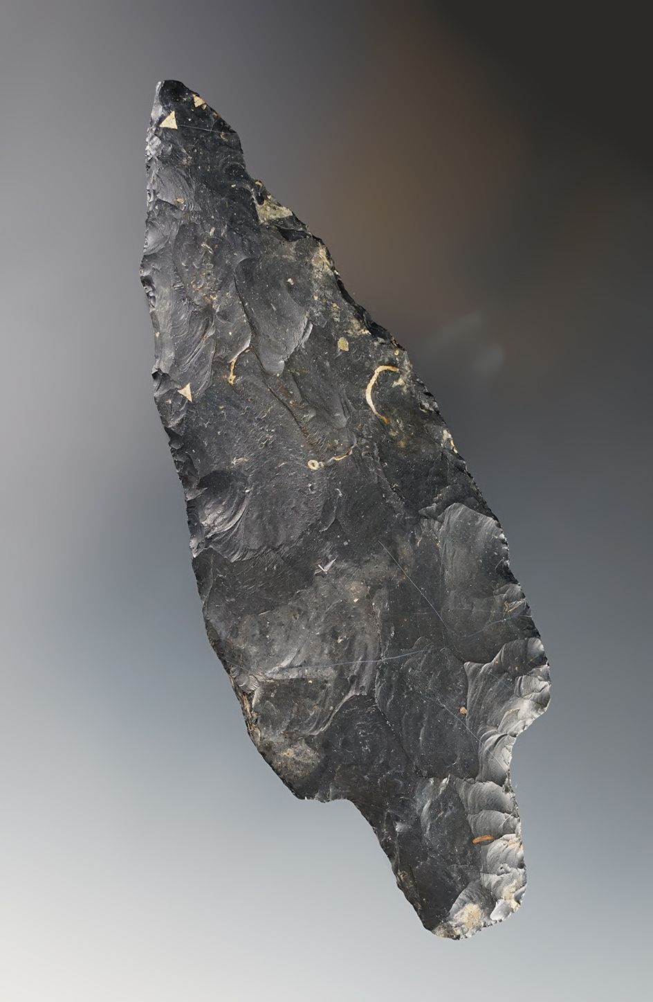 Nice 4 3/4" Ohio Adena made from Coshocton Flint.