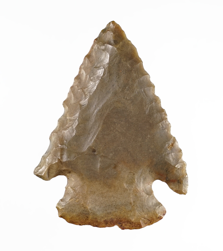 2 1/8" Archaic Bevel found in the Midwestern U.S. Ex. David Dennis collection.