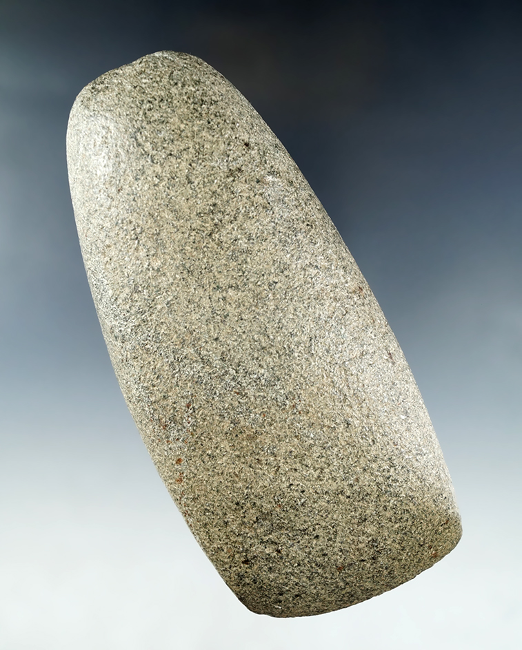 Excellent style, craftsmanship and good overall polish on this 5 1/2" Hardstone Celt - Licking Co.,
