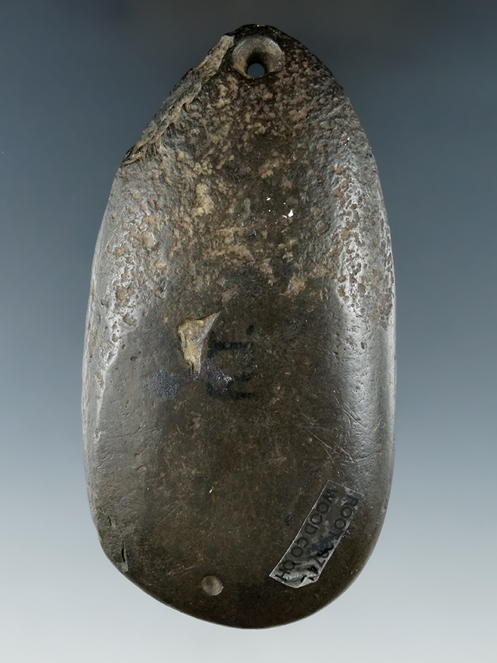 Uniquely styled 3 15/16" Oval Pendant found in Wood Co., Ohio.