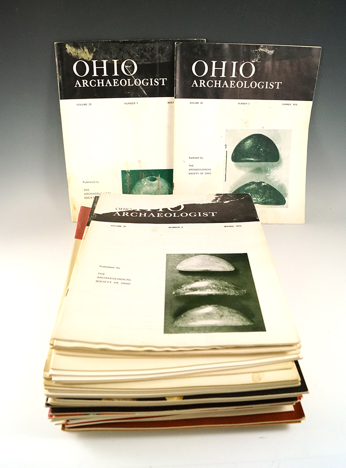 40 Volumes of "Ohio Archaeologist" 1970-1979.