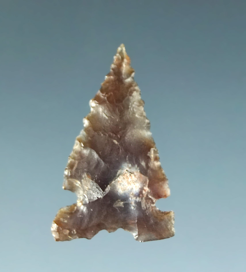 3/4" Desert Sierra made from beautifully translucent clear and brown agate.