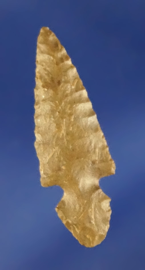 Classic style 15/16" Klickitat with nice flaking on both sides found near the Dalles