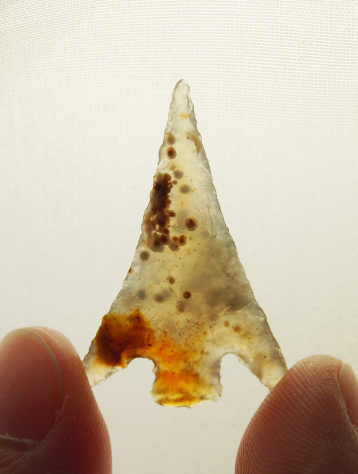 Incredible material! 1 1/4" super highly translucent Agate Columbia Plateau - a true G-10.