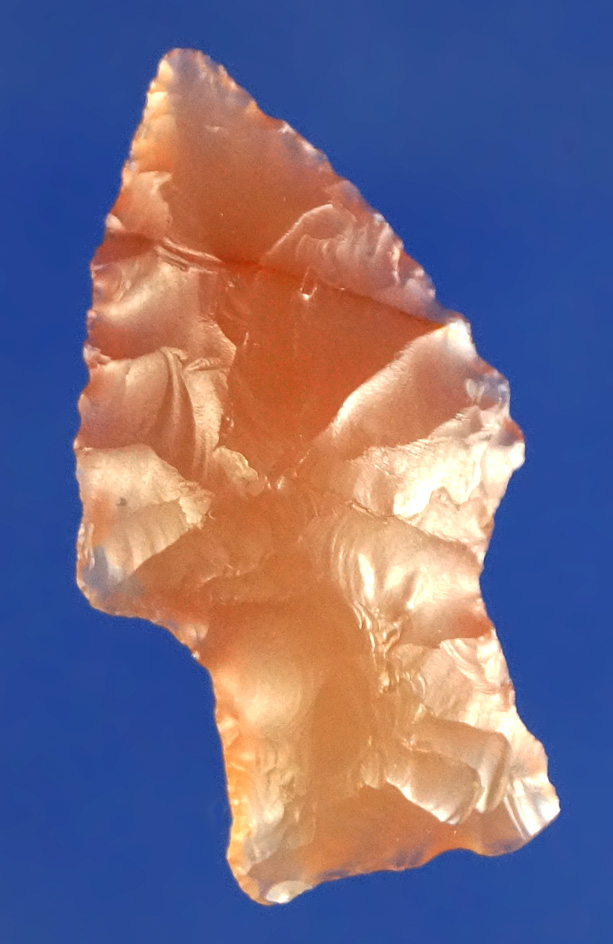 1 3/8" Early Stemmed - Umatilla Oregon - beautiful highly translucent pink Chalcedony.