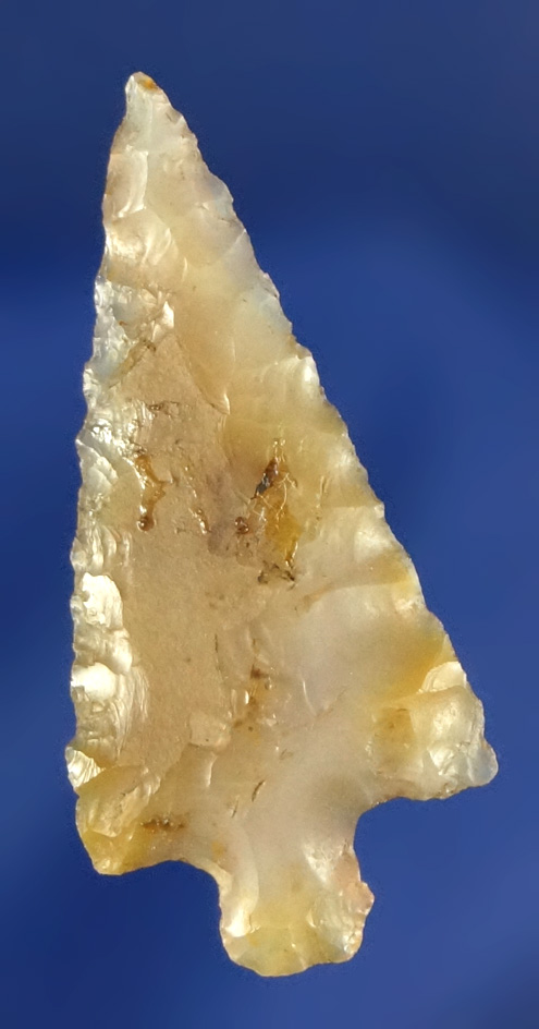 1 1/4" Wallula made from attractive moss Agate found in Oregon. Ex. Darryl Baker collection.