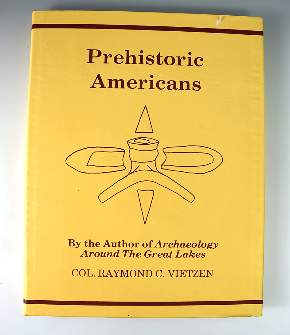 Hardcover Book: Prehistoric Americans by Raymond Vietzen, includes dust jacket
