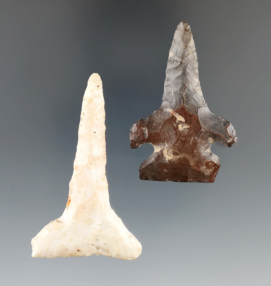 Pair of Drills found in Wood Co., Ohio. Largest is 2 3/16".