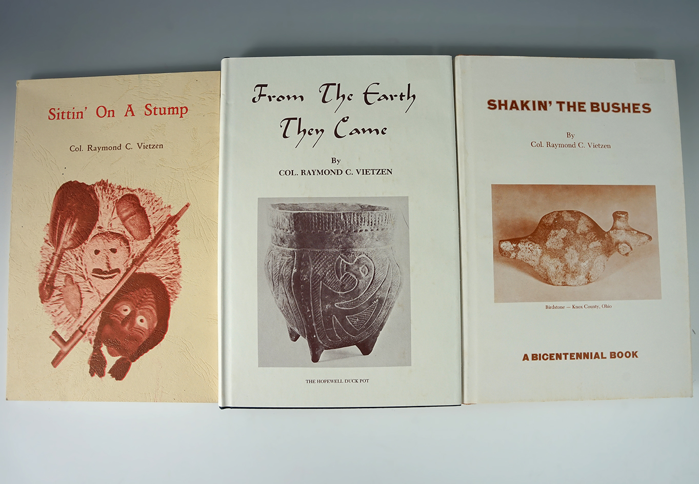 Set of three books by Colonel Raymond C. Vietzen.