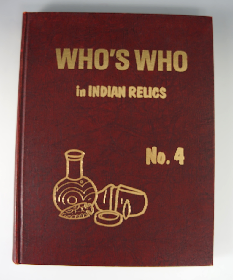 Hardcover Book: Who's Who in Indian Relics #4 in very good condition.