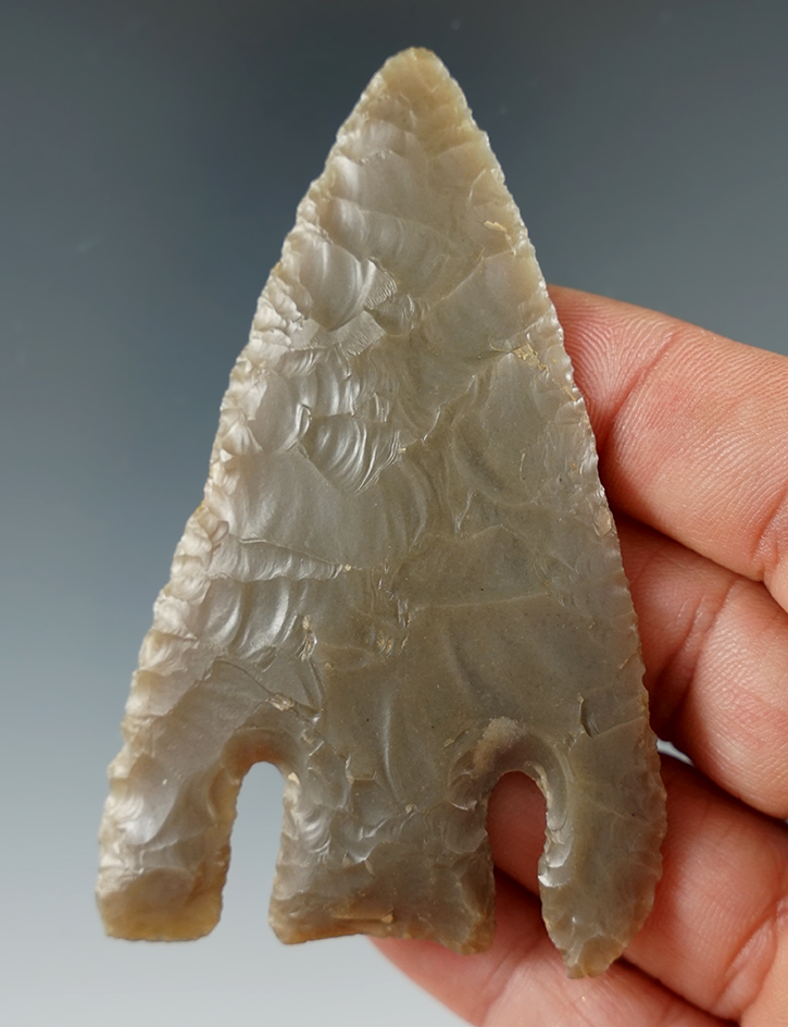 3 1/16" Andice made from Georgetown Flint, found in Central Texas. Rogers COA.