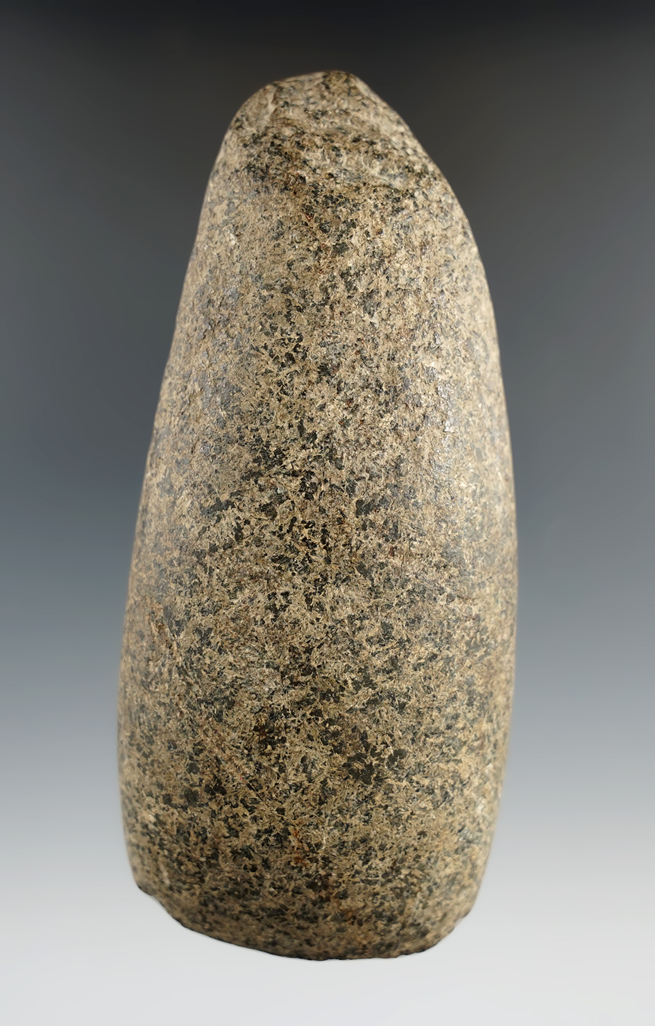 5" Hardstone Adze with a well shaped bit found in Montgomery Co., Ohio.